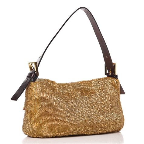 fendi beaded baguette handbag|genuine fendi baguette.